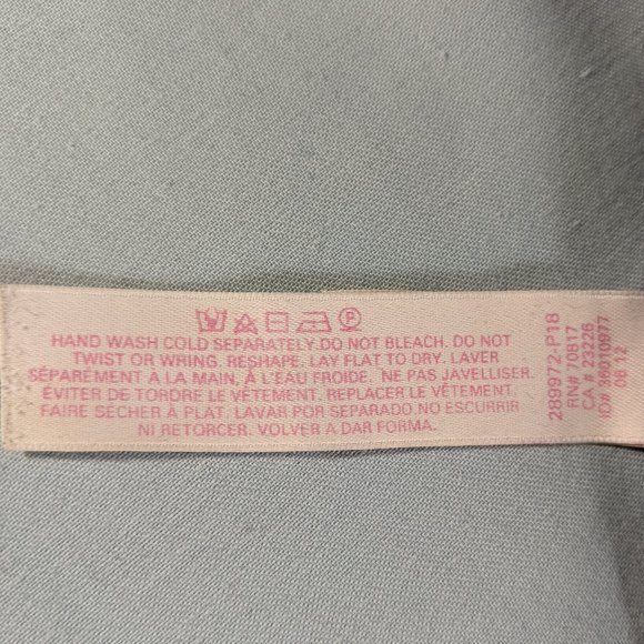 Victoria Secret 34C Body By Victoria lined Demi blue w/front close & lace! GUC! - Picture 13 of 16